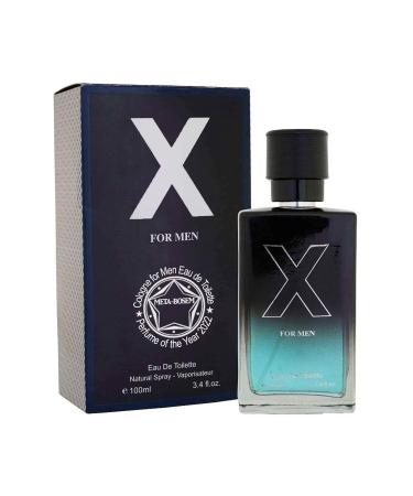 META-BOSEM X Men+Parfum de Rois France Men's Cologne Eau de Toilette Natural Spray - Masculine Scents - Modern Fragrance - Holiday Gift Set (Pack of 2) Each 3.4 Fl Oz Total 6.8 Fl Oz - Buy Online on GoSupps.com