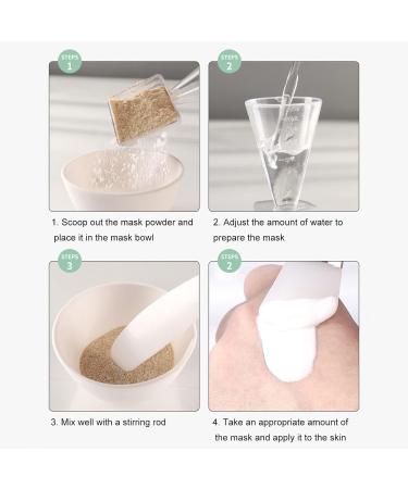 Face Mask Brush and Bowl 5 in 1 DIY Face Mask Mixing Set With Facial Mask Bowl Stick Spatula Silicone Face Mask Brush Applicator Bowls Scoop - Buy Online on GoSupps.com