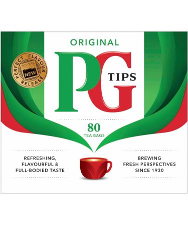 PG TIPS - Black Tea (1 X 80 pc) Neutral 80 pieces (1 pack)