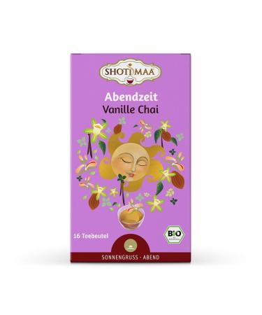 Shoti Maa Lot de 6 bo tes de 16 chai bio - Vanille