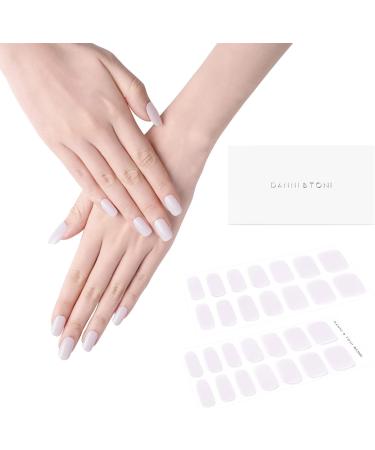 Shop Danni & Toni Violet Half Hardened Gel Nail Foils - Monochrome Purple Nail Stickers for Valentine's Day - 28 Premium Nail Wraps - Buy Online on GoSupps.com