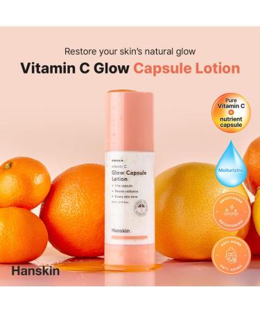 Hanskin Vitamin C Glow Trio Vitamin C Powder Cleanser Glow Capsule Lotion & Sheet Mask | 3-Step Korean Skincare Set for Radiant Revitalized & Healthy-Looking Skin | Hydration K-Beauty Gift - Buy Online on GoSupps.com