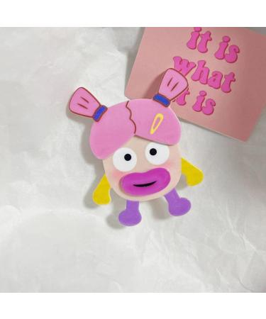 amangul Dopamine Look Hair Clip for Hot Girls Cute Ugly Doll Shape Hair Barrettes Ponytail Bangs Hair Clip for Teens Girls(Blue Hair) - Buy Online on GoSupps.com
