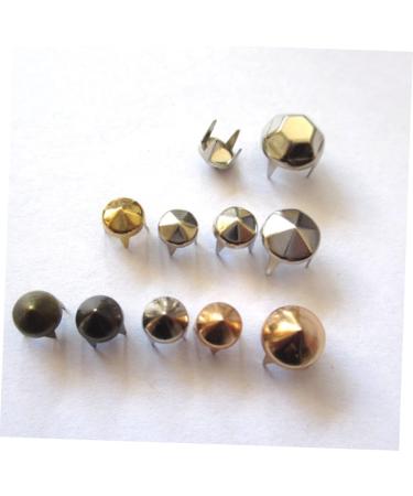 NUOBESTY 100pcs Rivet for DIY Punk Shoes Embellish Clothes Rivets Button Nail Clothing Accessories Metal Stud 100pcs Golden - Buy Online on GoSupps.com