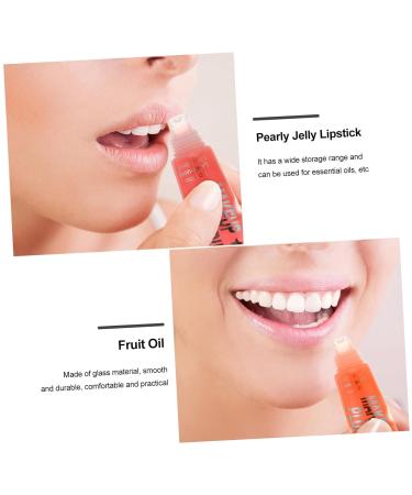 FRCOLOR 8pcs Pearl Jelly Lipstick Set - Diamond Shining Lip Oils & Hydrating Clear Lip Gloss - Fruit Oil Makeup Accessory - Buy Online on GoSupps.com