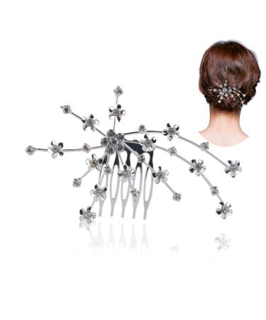 Beaupretty Bridal Hair Comb Women Women Hair Clip Bridal Hair Comb Hair Comb Wedding Women Hair Comb Miss Headgear The Flowers Bridesmaid Hair Accessories