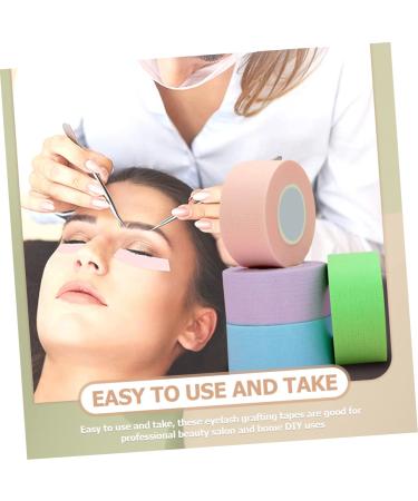 FRCOLOR 6 Pcs Eyelash Tape for Lash Extensions - Non-Woven Adhesive Pads Pink Makeup Tools for Professionals - 5x5cm Eyelash Grafting Tape - Buy Online on GoSupps.com