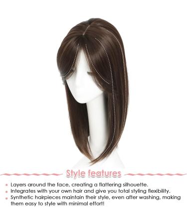 18 Hair Topper for Thinning Hair - Women's Natural Dark Brown Hair Piece - Super Soft, Realistic Feel - Extra Volume - 6.5X6.5 Inch - Buy Online on GoSupps.com