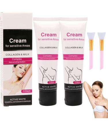 XdealCozyxc Underarm Cream for Knees Elbows Leg Reduce Odor