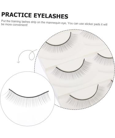 Beavorty 5 Pairs Fake eyelashes reusable black eyelash segmented false eyelash adhesives false eyelashes soft light fake lash handmade eye lashes lash stuff kinds of eyelashes natural fiber - Buy Online on GoSupps.com