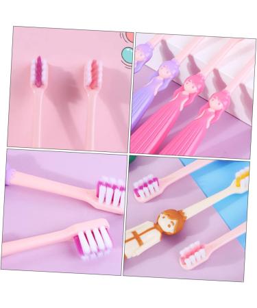 WOONEKY Children s Toothbrush Set - 4 Ergonomic Soft Nylon Travel Toothbrushes in Assorted Colors - Buy Online on GoSupps.com
