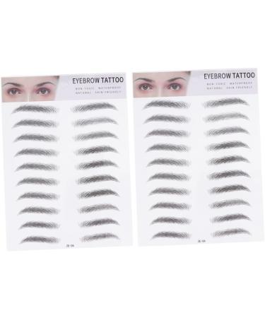 Beavorty 6 pcs 3d eyebrow stickers 4d hair- like eyebrows eyebrow tattoo stickers Woman Man Makeup Tool - Buy Online on GoSupps.com