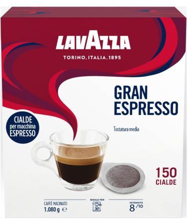 Lavazza Gran Espresso 150 ESE Coffee Paper Pods (2) Gran Espresso 150 count (Pack of 2) - Buy Online on GoSupps.com