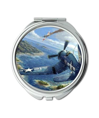 YENDOSTEEN World war aircraft Mirror Compact Mirror d fighter revolution pocket mirror portable mirror