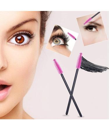Haobase 100 Pack Disposable Eyelash Mascara Brushes Wands Applicator Makeup Brush Kits - Buy Online on GoSupps.com