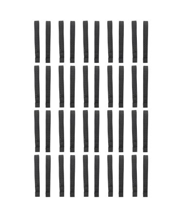 Fivetwofive 40 Pieces Adjustable and Breathable Replacement Wristband with Soft Strap for Heart Rate Monitor - (Black)