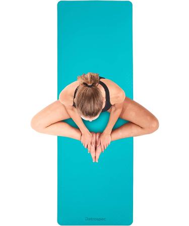 Retrospec Zuma Yoga Mat | Non-Slip Exercise Mat for Hot Yoga & Pilates - Turquoise - Buy Online on GoSupps.com