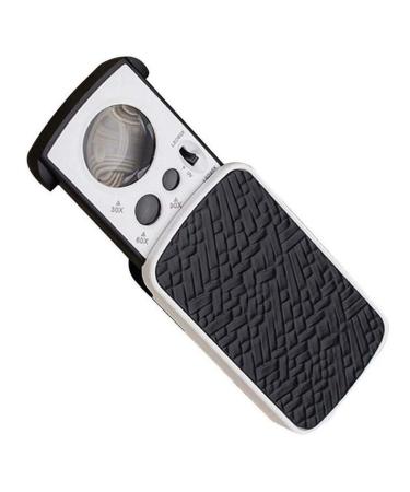 Lighted Slide Out Pocket Magnifying Glass -Small Portable Loupe Magnifier | Best for Jewelry Diamonds Gems Coins Stamps Rocks