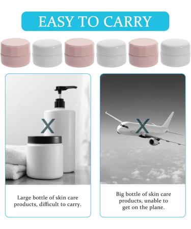 Beaupretty 12 Pieces Travel Containers Sets PP Cream Jars Small Plastic Refillable Box Cosmetic Empty Jar Portable Makeup Container with Lids 3g - Buy Online on GoSupps.com