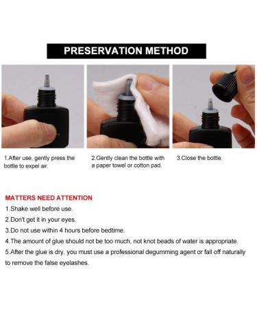 Eyelash Glue Dekaim False Eyelashes Glue Eyelashes Extension Glue for Preventing Ellergic - Buy Online on GoSupps.com