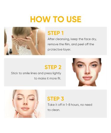 Parrots Treasure Wrinkle Patches - Anti-Wrinkle Facial Patches for Smile Lines - Reduce Fine Wrinkles - Tightening Face Tape for Wrinkles Remover - Buy Online on GoSupps.com