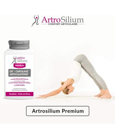 Artrosilium Premium 60 Capsules - Joint Complex: Silicon + Vitamin D3 + Vitamin C + Plant Complex - 1 Bottle 60 Days (1 x 60 Capsules) - Buy Online on GoSupps.com