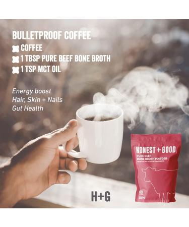 UK-Made Grass-Fed Beef Bone Broth Powder | 1 Month Supply | High Protein 8500mg Collagen | Hair Skin Gut | Neutral Flavor | No Seasoning - Buy Online on GoSupps.com