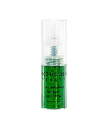 Green Holographic Glitter Spray - 30g Cosmetic Grade for Makeup & Crafts - Buy Online on GoSupps.com