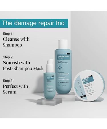 Bare Anatomy Damage Repair Hair Shampoo | Suitable for All Hair Types | Dry & Frizzy Hair | Paraben & Sulphate Free | Women & Men | For Damaged & Weakend Hair | 250 ml - Buy Online on GoSupps.com
