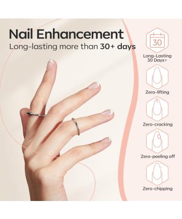 Modelones 8-in-1 Builder Gel for Gel Nails - Strengthener & Nail Extension UV Gel - Clear Nail Repair Base Coat - Nail Art Manicure Kit (2 pcs) - Buy Online on GoSupps.com