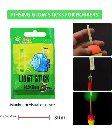 Knownt Fishing Lights - 20PC Glow Sticks for Night Fishing Rods Fluorescent Float Glow Sticks - 4.5 * 37mm Night Fishing Accessories - Buy Online on GoSupps.com