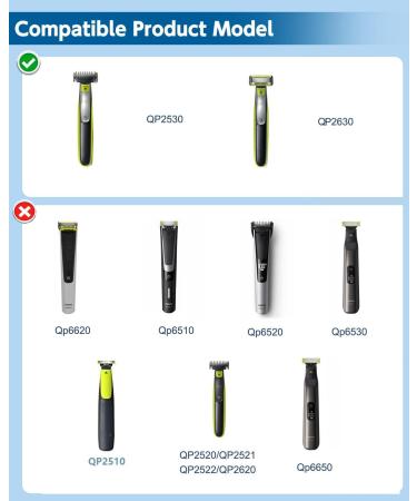 Buy 8V HQ850 Razor Charging Cable for Philips Norelco One Blade QP2530/QP2630 - Fast International Shipping - Buy Online on GoSupps.com