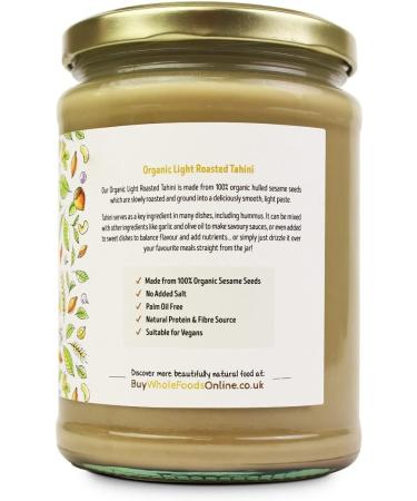 Organic Light Roasted Tahini 500g (BWFO) - Buy Online on GoSupps.com