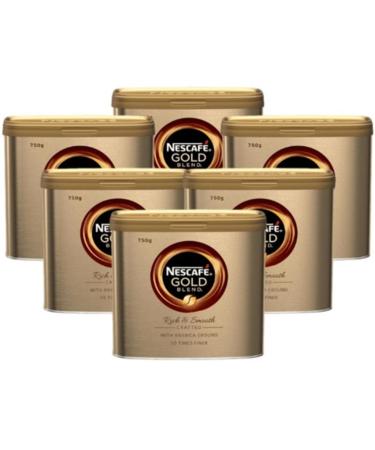 Blend Coffee Rich Smooth Crafted With Arabica Ground 750 gram Pack of 6