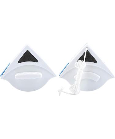 Triangle Shape Glass Wiper Double-Side Magnetic Window Cleaner Cleaning Brush for Home - Buy Online on GoSupps.com
