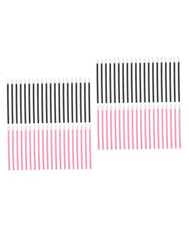 Balacoo 400 Pcs Cotton Swab Eyelash Extension Applicator Lipstick Wands Makeup Beauty Tool Kits Disposable Lip Wands Eyeshadow Applicators Lipstick Brush Lip Gloss Mousse Plastic 9.5X0.5X0.5CM