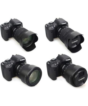 JJC Reversible Lens Hood EW-73D Replacement for Canon EF-S 18-135mm & RF 24-105mm Lens - Buy Online on GoSupps.com