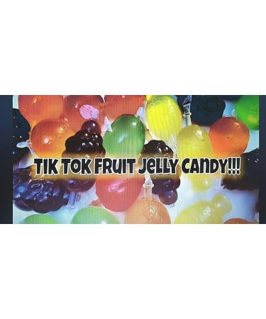 TikTok 15pc Candy trending viral sweets and delights Fruit Pops Jelly 300 GRAMS for Children and Adults Lollies with Crazy Candy Fruit Tik Tok Challenge fruity 15 Pcs - Buy Online on GoSupps.com