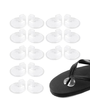 8 pairs of toe protection flip flop clear toe separator pads silicone toe separator protection flip flop gel pad toe protection shoe inserts toes protector for women men