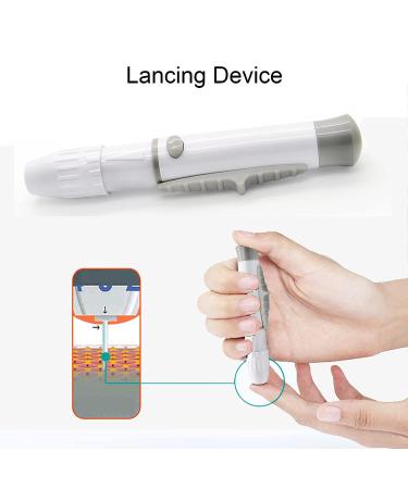 Digital Glucometer Kit with 50 Test Strips and Lancets for Blood Glucose Monitoring - Buy Online on GoSupps.com