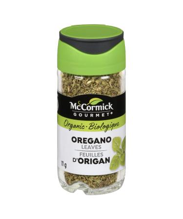 McCormick Gourmet (MCCO3) New Bottle Premium Quality Natural Herbs & Spices Organic Oregano Leaves 11g