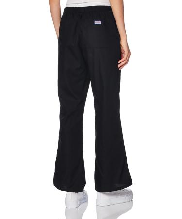 Women's Workwear Originals 4101 Scrub Pants - Drawstring Waist, Flare Leg, Medium, Black - Buy Online on GoSupps.com