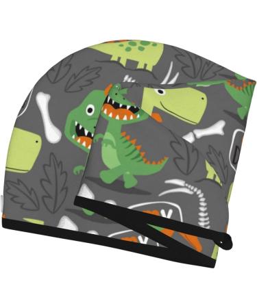Cartoon Dinosaurs Microfiber Hair Towel - Soft Super Absorbent & Quick Dry for Women | Ideal for Long Curly & Thick Hair - Buy Online on GoSupps.com