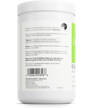 DAVINCI LABS Creatine Powder - Amino Acid Drink Mix Powder for Muscle & Brain Health* - Vegetarian Gluten-Free & Soy-Free - Unflavored 90 Servings - Buy Online on GoSupps.com