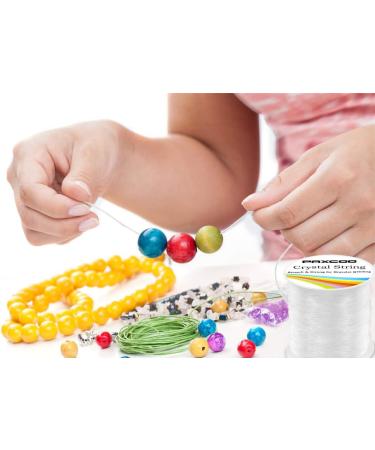 Paxcoo 0.8mm Elastic Bracelet String for Jewelry Making - 120m - Buy Online on GoSupps.com