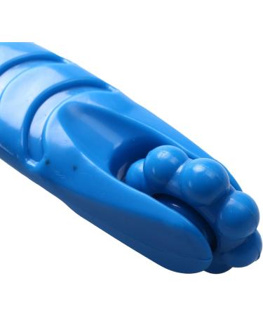 Huusuei Blue 4 Finger Massage Device - Plastic Roller Body Massager for Fatigue Relief in Buttocks Hips Head & Legs - Shop Now! - Buy Online on GoSupps.com