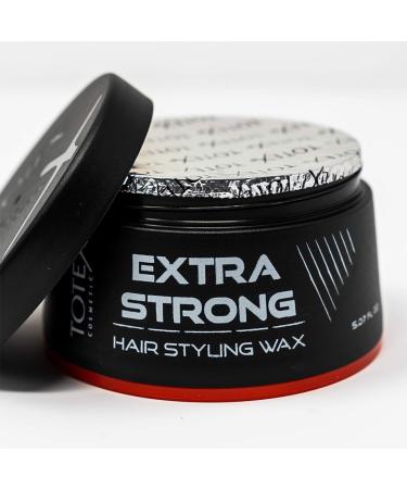 Totex Extra Strong Hair Wax - 150ml (2 Pack) | Maximum Control Shiny Look Deep Blue Fragrance - Perfect Hair Styling Solution - Buy Online on GoSupps.com
