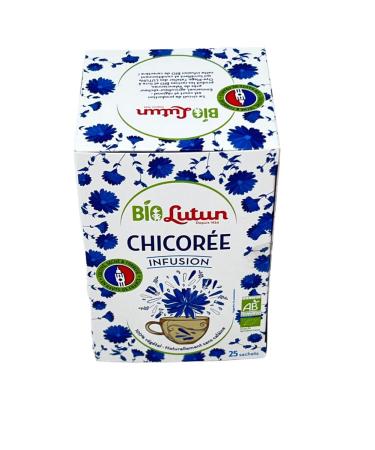 LUTUN Organic Chicory Infusion - Caffeine-Free Coffee Substitute 25 Organic Infusion Pads - Buy Online on GoSupps.com