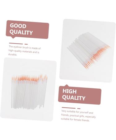 Angoily 100pcs Disposable Eyeliner Brush Eyeliner Pencil Mascara Tool Nylon Eyeliner Applicator Eyes Makeup - Buy Online on GoSupps.com