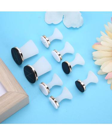 8-Piece Washable Silicone Toe Separator Set | Pedicure Care Tool for Straightening Crooked Toes | Reusable Nail Art Accessories - Buy Online on GoSupps.com